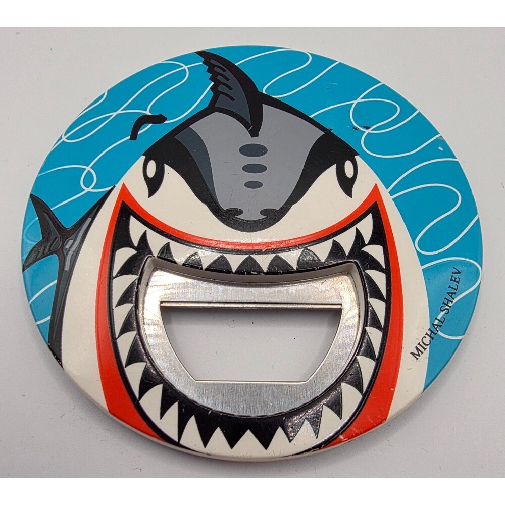 Shark Bottle Opener Double Sided Novelty Bar Tool Michael Shalev Ritzenhoff